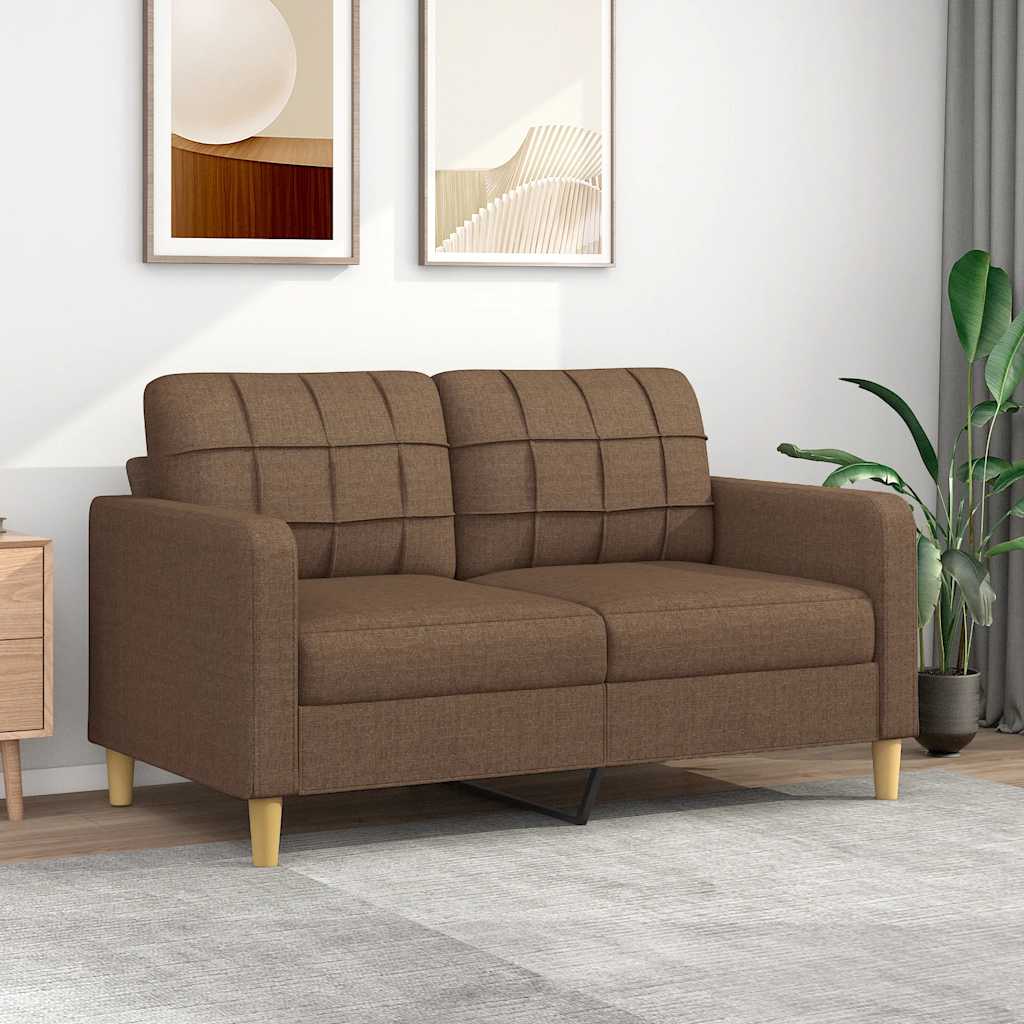 vidaXL Fauteuil 60 cm stof lichtgrijs