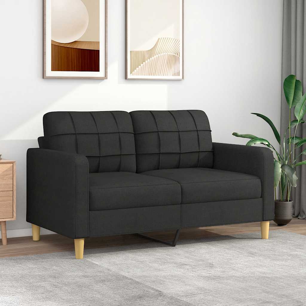 vidaXL Fauteuil 60 cm stof lichtgrijs