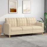vidaXL Fauteuil 60 cm stof lichtgrijs