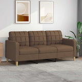vidaXL Fauteuil 60 cm stof lichtgrijs
