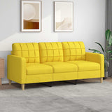 vidaXL Fauteuil 60 cm stof lichtgrijs