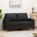 vidaXL Fauteuil 60 cm kunstleer zwart