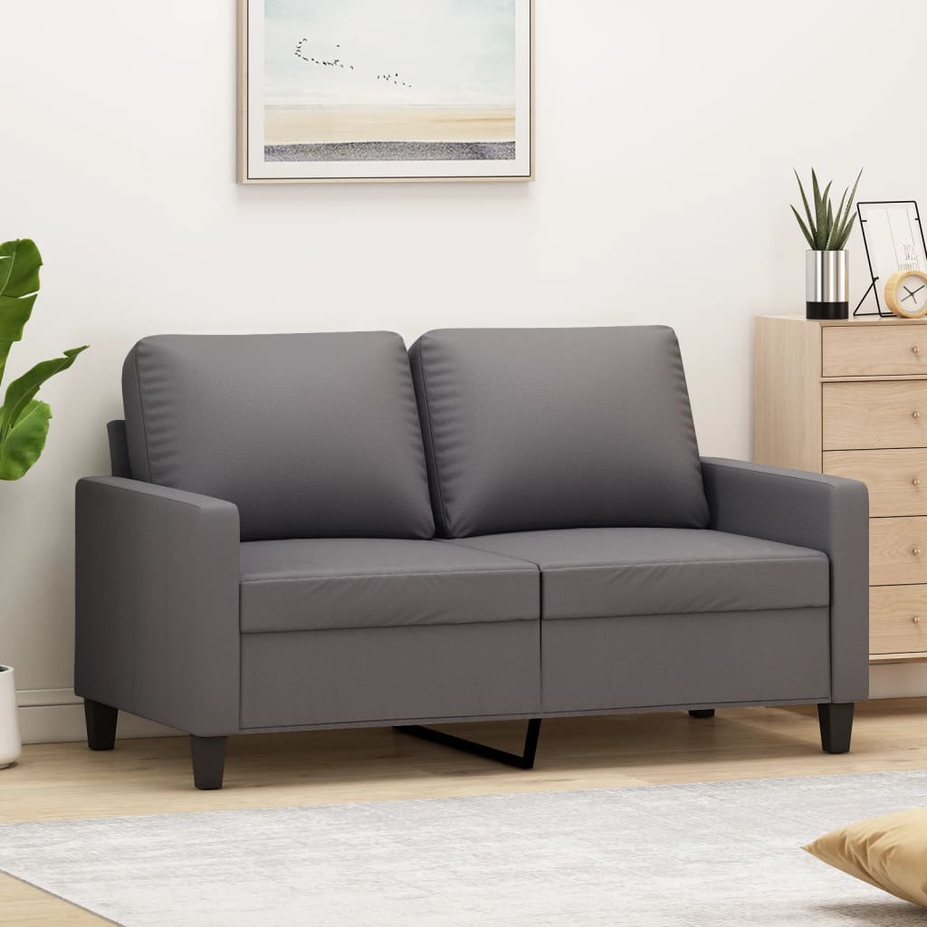 vidaXL Fauteuil 60 cm kunstleer zwart
