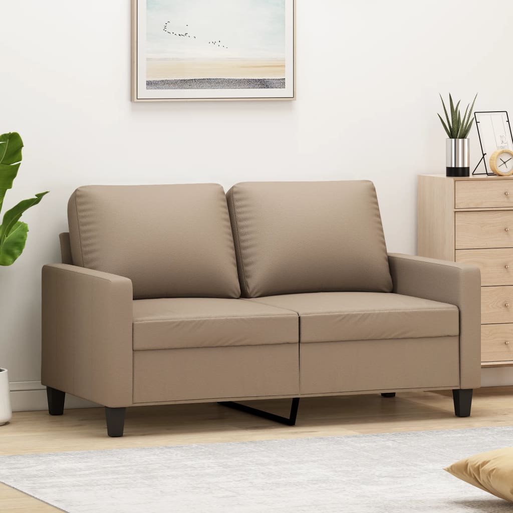 vidaXL Fauteuil 60 cm kunstleer zwart