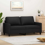 vidaXL Fauteuil 60 cm kunstleer zwart