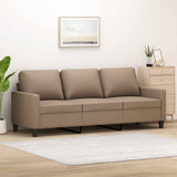 vidaXL Fauteuil 60 cm kunstleer zwart