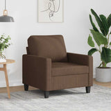 vidaXL Armchair 60 cm fabric light grey