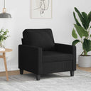 vidaXL Armchair 60 cm fabric light grey