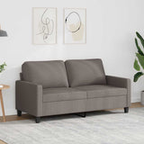 vidaXL Armchair 60 cm fabric light grey