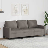 vidaXL Armchair 60 cm fabric light grey
