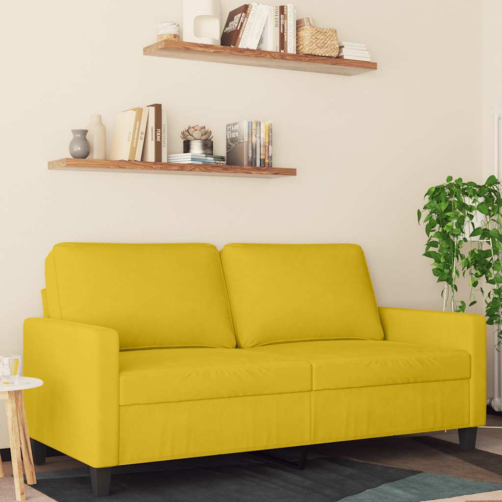 vidaXL Armchair 60 cm velvet light grey