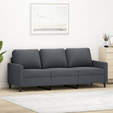vidaXL Armchair 60 cm velvet light grey