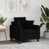 vidaXL Fauteuil 60 cm stof lichtgrijs