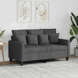 vidaXL Fauteuil 60 cm stof lichtgrijs