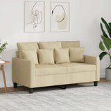 vidaXL Fauteuil 60 cm stof lichtgrijs