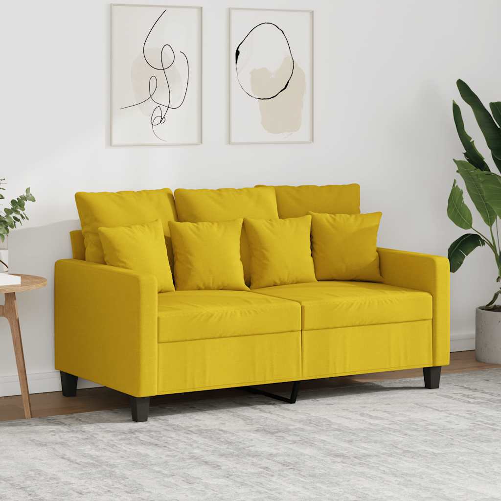 vidaXL Fauteuil 60 cm stof lichtgrijs