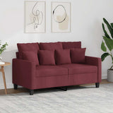 vidaXL Fauteuil 60 cm stof lichtgrijs