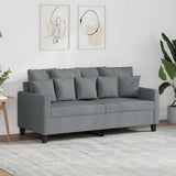 vidaXL Fauteuil 60 cm stof lichtgrijs