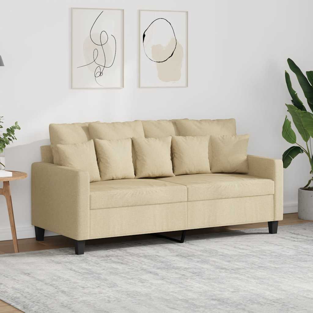 vidaXL Fauteuil 60 cm stof lichtgrijs