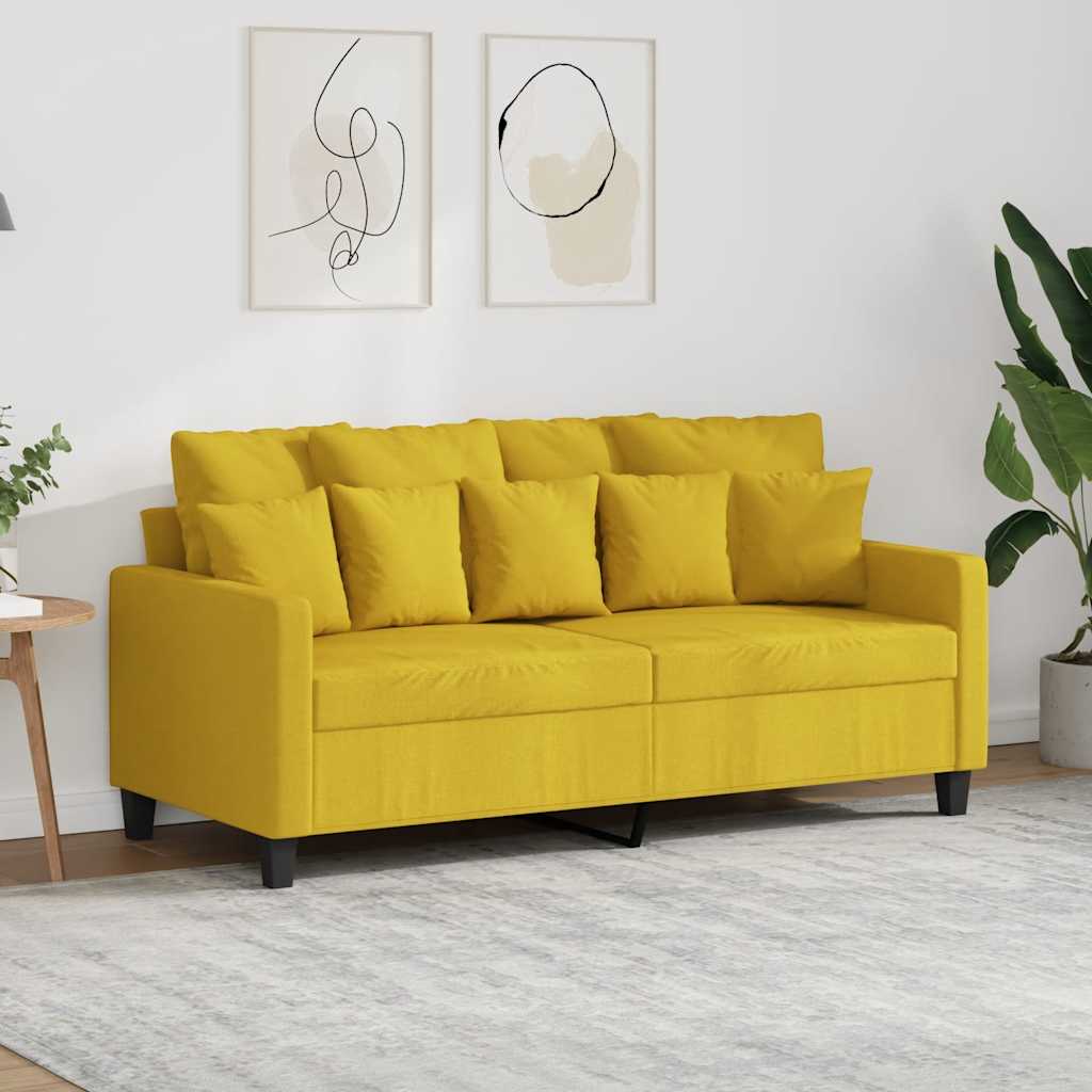 vidaXL Fauteuil 60 cm stof lichtgrijs