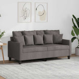 vidaXL Fauteuil 60 cm stof lichtgrijs