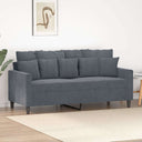 vidaXL Fauteuil 60 cm fluweel lichtgrijs