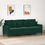 vidaXL Fauteuil 60 cm fluweel lichtgrijs