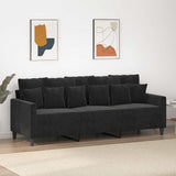 vidaXL Fauteuil 60 cm fluweel lichtgrijs