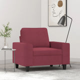 vidaXL Fauteuil 60 cm stof lichtgrijs