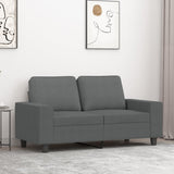 vidaXL Fauteuil 60 cm stof lichtgrijs