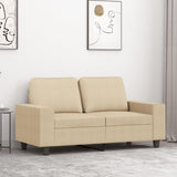 vidaXL Fauteuil 60 cm stof lichtgrijs