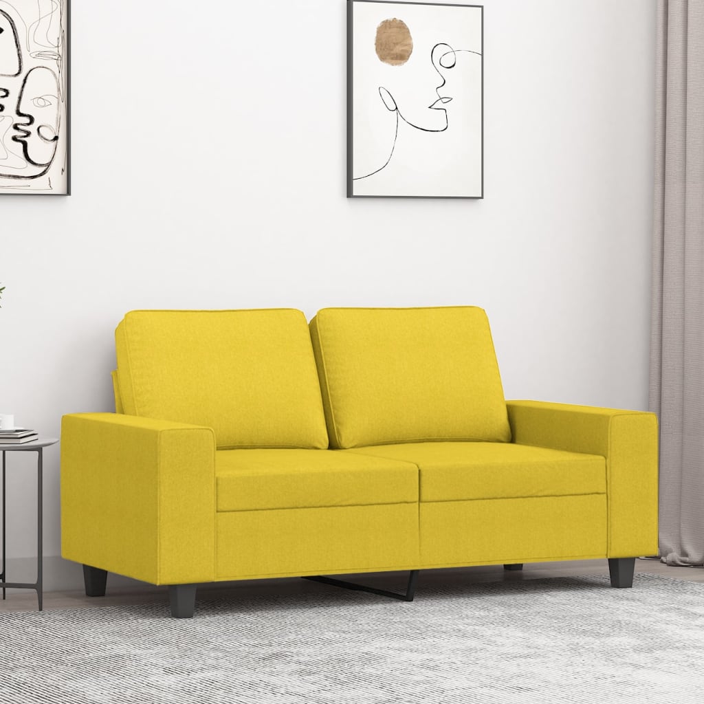 vidaXL Fauteuil 60 cm stof lichtgrijs