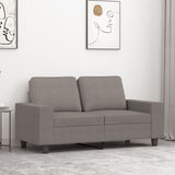 vidaXL Fauteuil 60 cm stof lichtgrijs