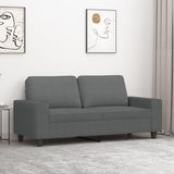 vidaXL Fauteuil 60 cm stof lichtgrijs