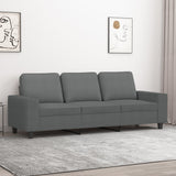 vidaXL Fauteuil 60 cm stof lichtgrijs