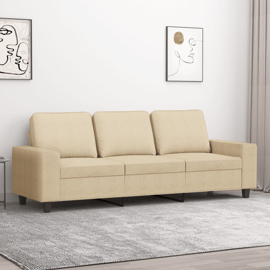 vidaXL Fauteuil 60 cm stof lichtgrijs
