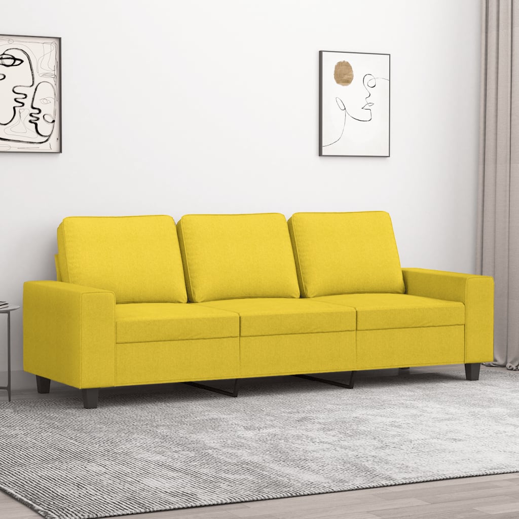 vidaXL Fauteuil 60 cm stof lichtgrijs