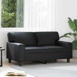 vidaXL Armchair 60 cm artificial leather black