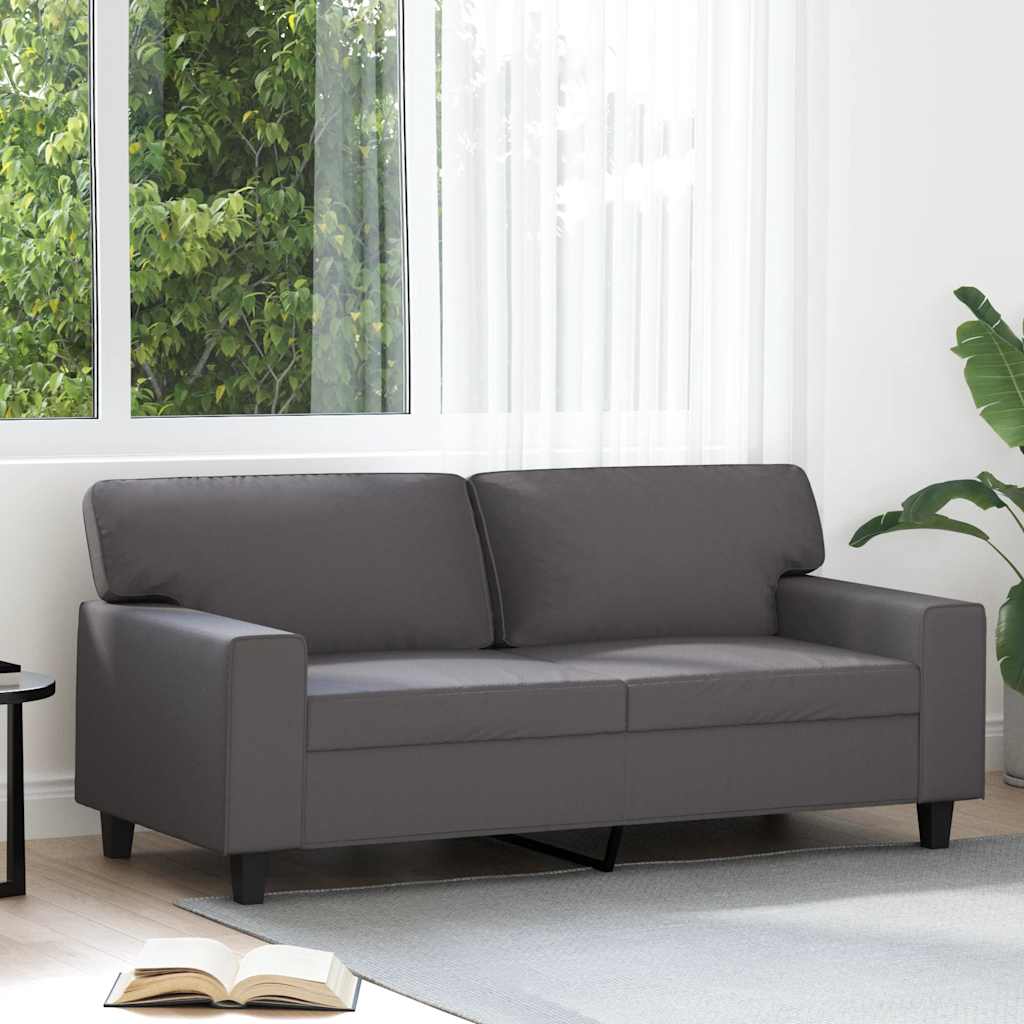 vidaXL Armchair 60 cm artificial leather black