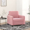 vidaXL Fauteuil 60 cm fluweel lichtgrijs