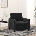vidaXL Fauteuil 60 cm fluweel lichtgrijs