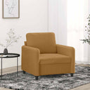 vidaXL Fauteuil 60 cm fluweel lichtgrijs