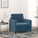 vidaXL Fauteuil 60 cm fluweel lichtgrijs