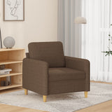 vidaXL Fauteuil 60 cm stof lichtgrijs