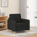 vidaXL Fauteuil 60 cm stof lichtgrijs
