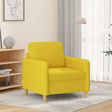 vidaXL Fauteuil 60 cm stof lichtgrijs