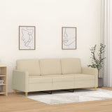 vidaXL Fauteuil 60 cm stof lichtgrijs