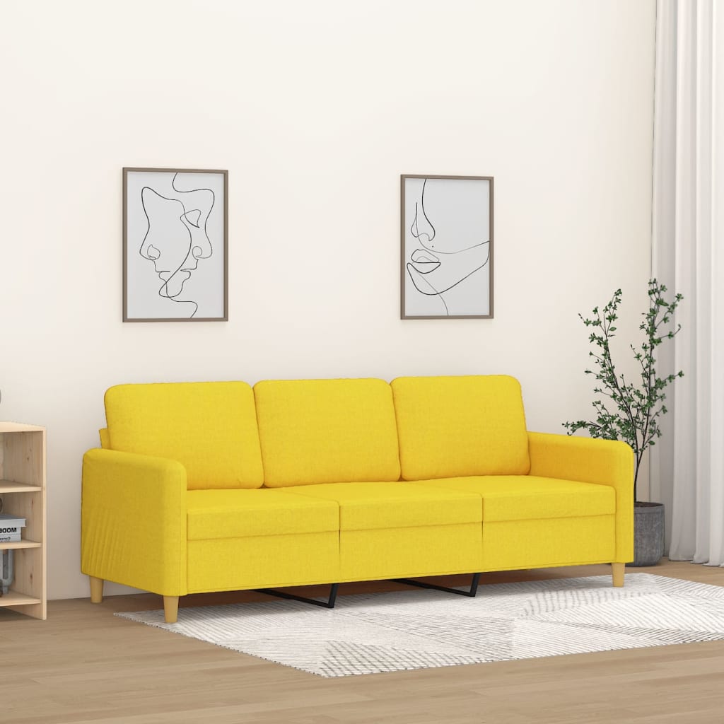 vidaXL Fauteuil 60 cm stof lichtgrijs