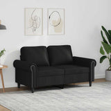 vidaXL Fauteuil 60 cm kunstleer zwart