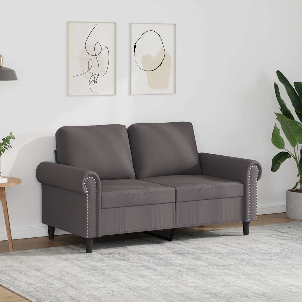 vidaXL Fauteuil 60 cm kunstleer zwart